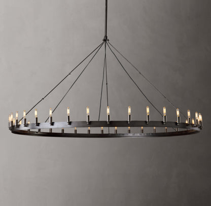 Foundry Filament Halo Chandelier