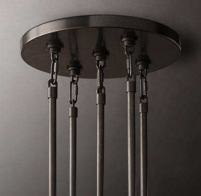Grand Auremont Crystal Cascade Chandelier