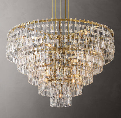 Grand Auremont Crystal Cascade Chandelier