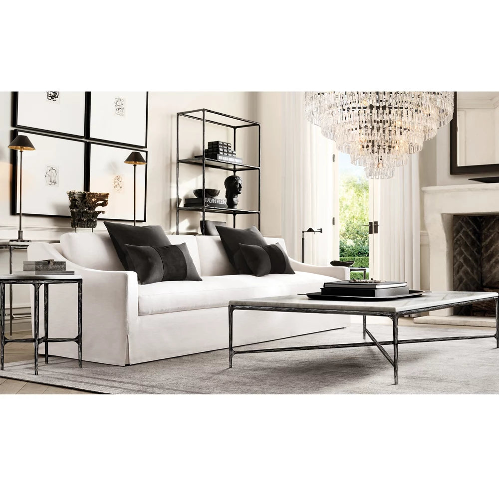 Grand Auremont Crystal Cascade Chandelier