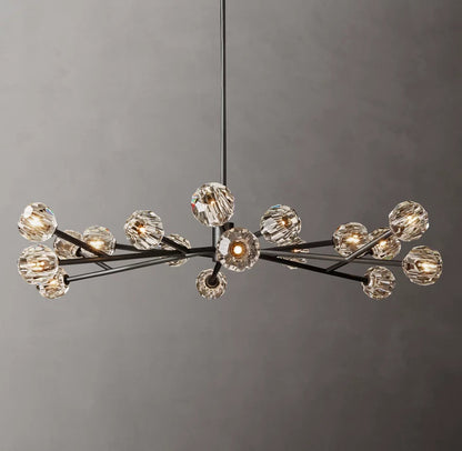 Grand Luminelle Crystal Orb Chandelier