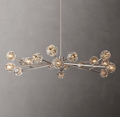 Grand Luminelle Crystal Orb Chandelier