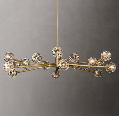 Grand Luminelle Crystal Orb Chandelier