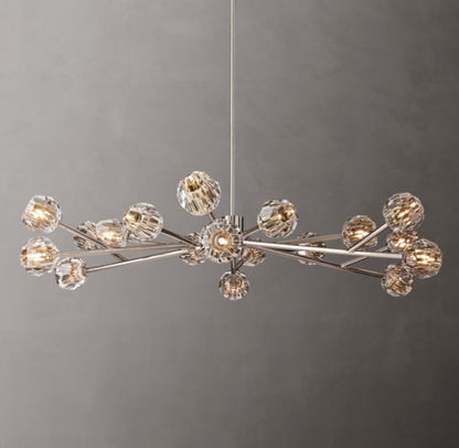 Grand Luminelle Crystal Orb Chandelier