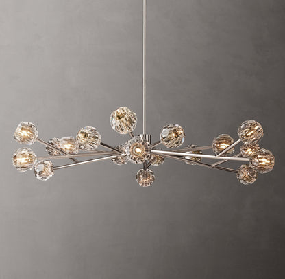 Grand Luminelle Crystal Orb Chandelier