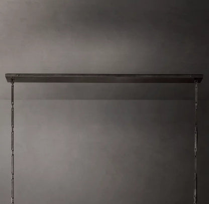 Hartwell Hammered Linen Shade Chandelier