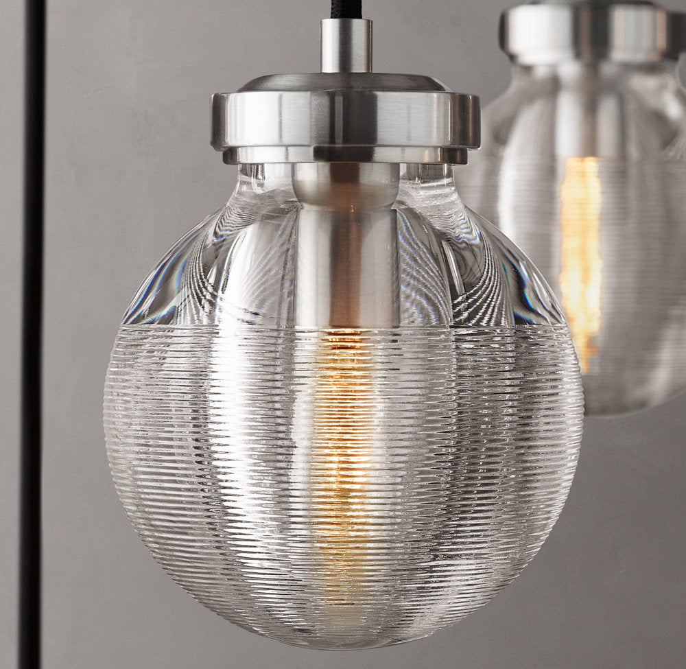 Lucent Crystal Orb Cascade Chandelier