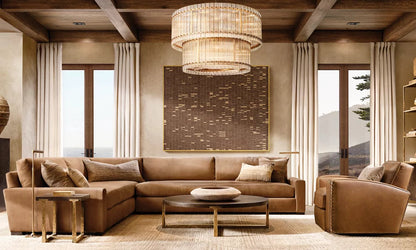 Lucent Fluted Glass Cascade Chandelier