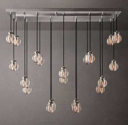 Lucienne Crystal Sphere Cascade Chandelier