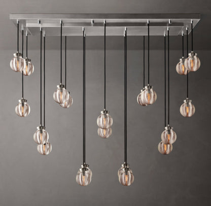 Lucienne Crystal Sphere Cascade Chandelier