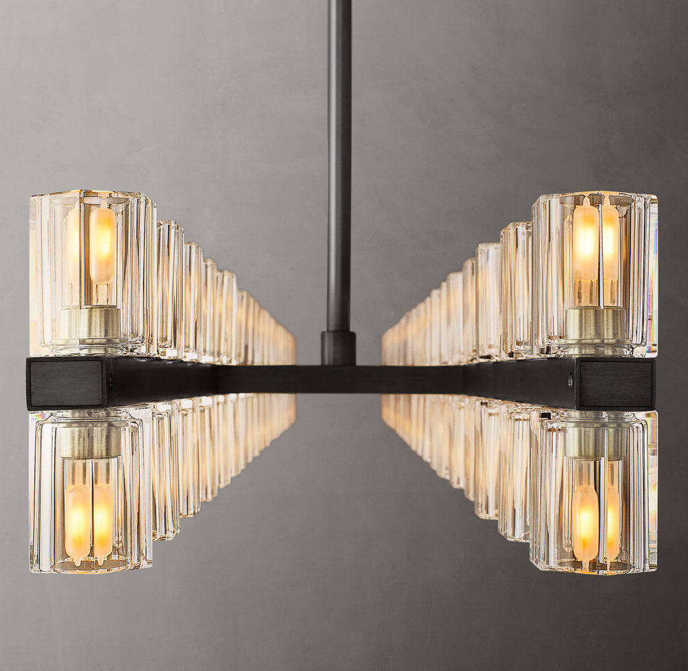 Lumierre Crystal Bar Chandelier