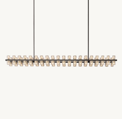 Lumierre Crystal Bar Chandelier