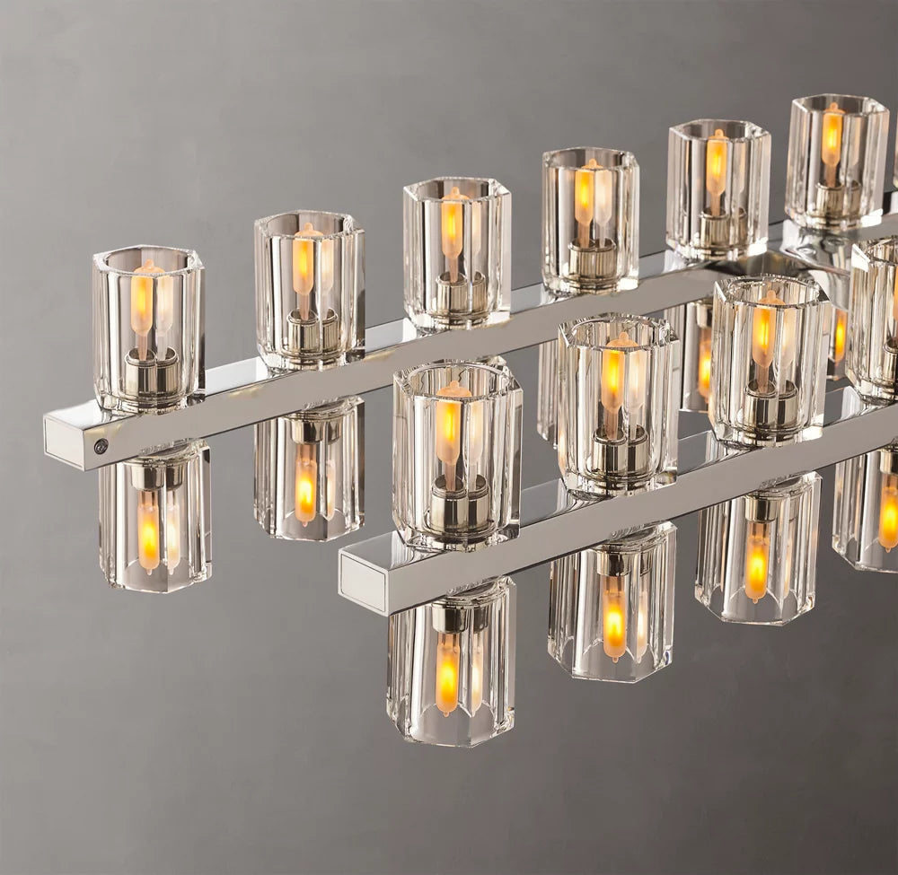 Lumierre Crystal Bar Chandelier
