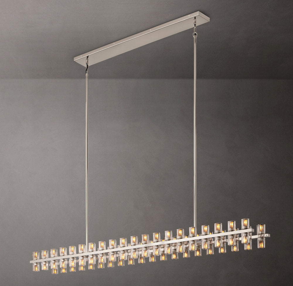 Lumierre Crystal Bar Chandelier