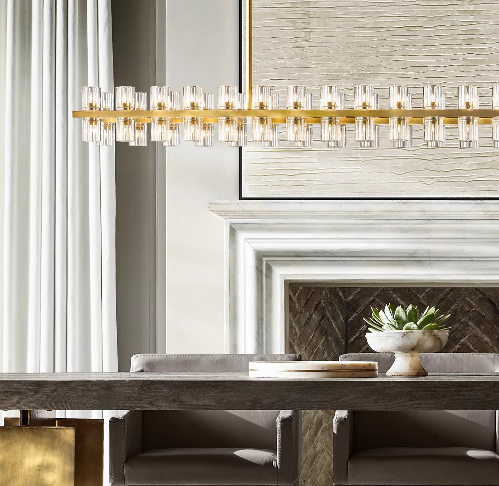 Lumierre Crystal Bar Chandelier