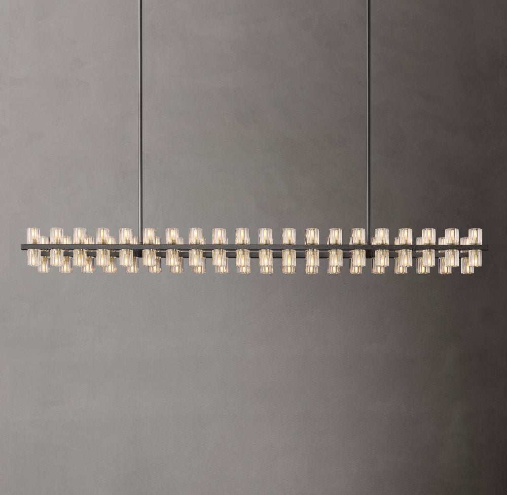 Lumierre Crystal Bar Chandelier