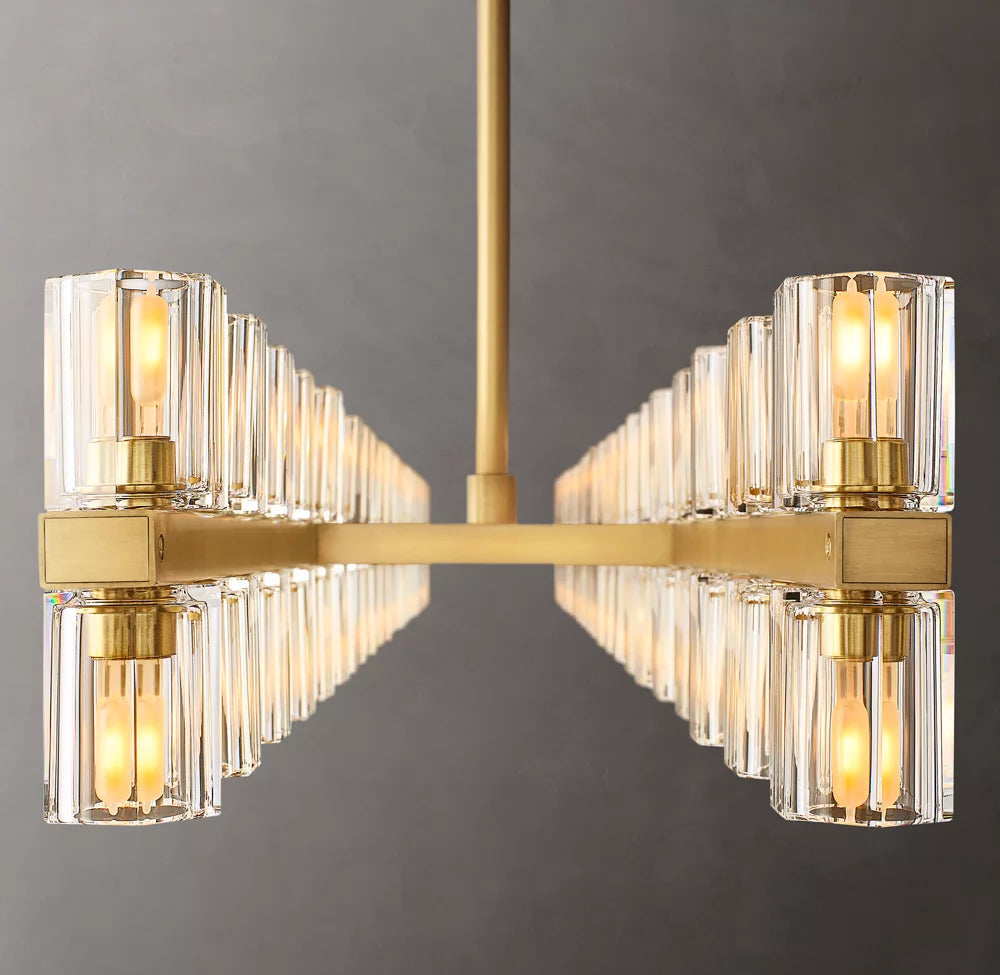 Lumierre Crystal Bar Chandelier