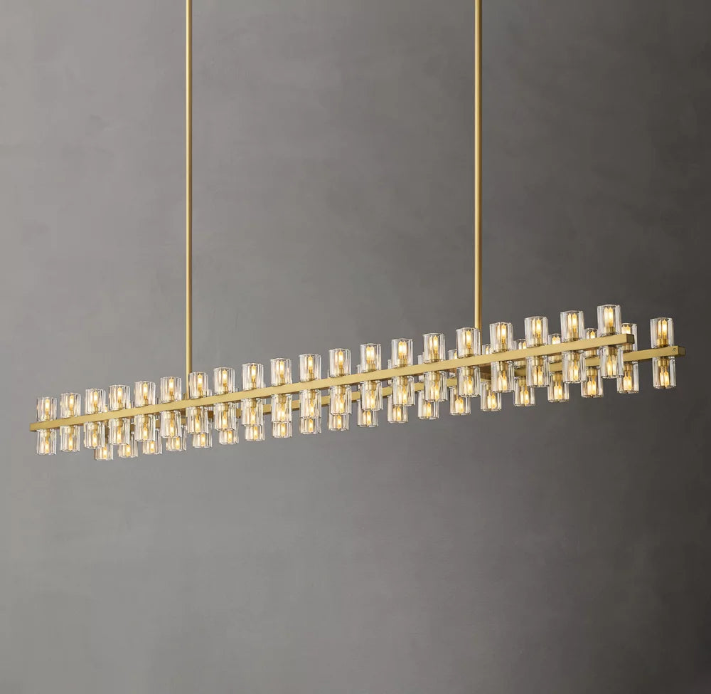 Lumierre Crystal Bar Chandelier