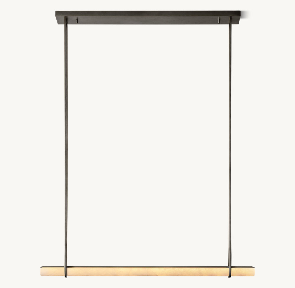 Luminara Alabaster Bar LED Chandelier