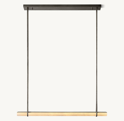 Luminara Alabaster Bar LED Chandelier