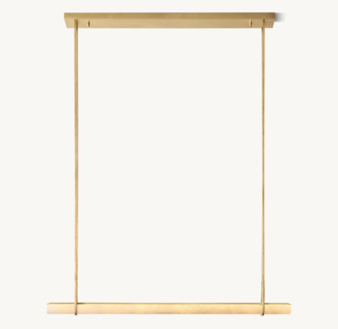 Luminara Alabaster Bar LED Chandelier