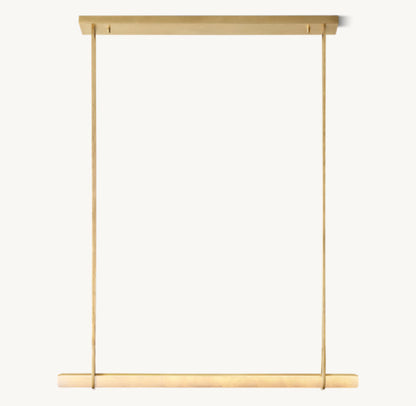 Luminara Alabaster Bar LED Chandelier