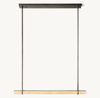 Luminara Alabaster Bar LED Chandelier