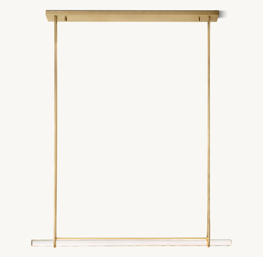 Luminara Crystal Bar LED Island Chandelier