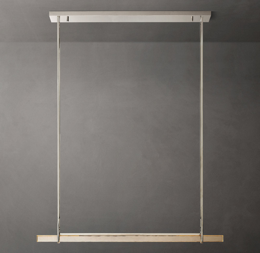 Luminara Crystal Bar LED Island Chandelier