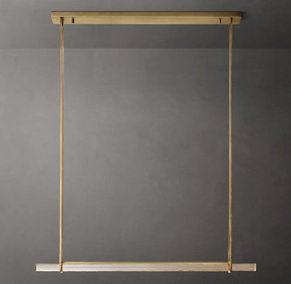 Luminara Crystal Bar LED Island Chandelier