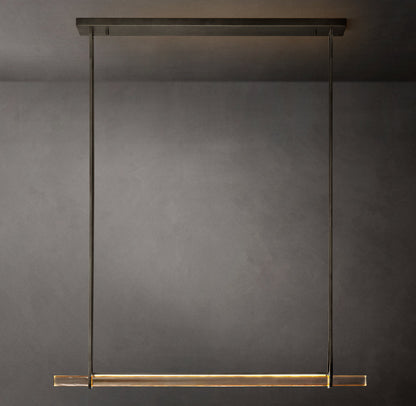 Luminara Crystal Bar LED Island Chandelier