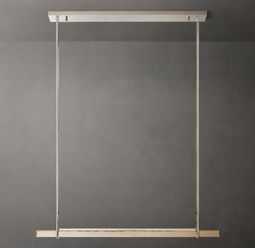 Luminara Crystal Bar LED Island Chandelier