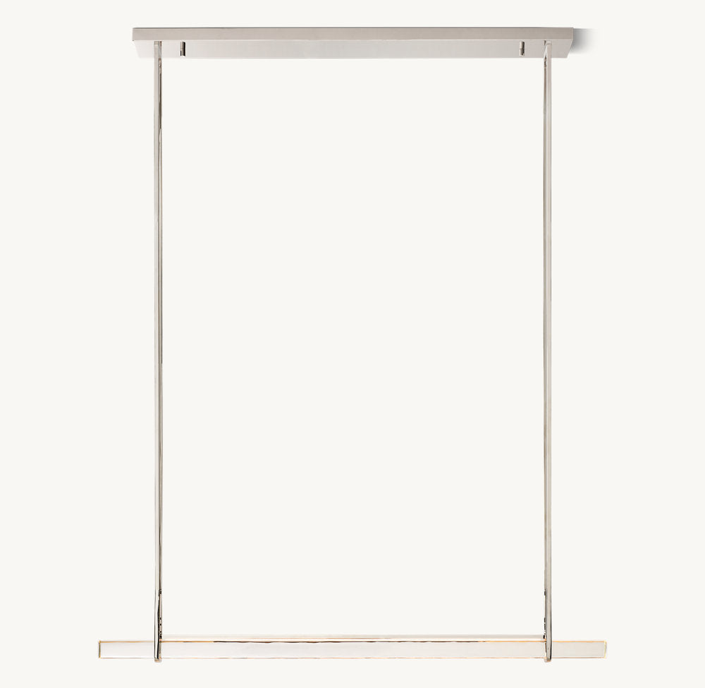 Luminara Crystal Bar LED Island Chandelier