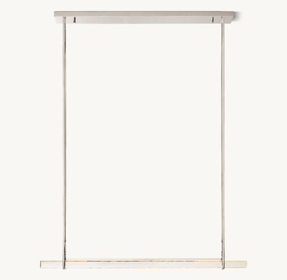 Luminara Crystal Bar LED Island Chandelier