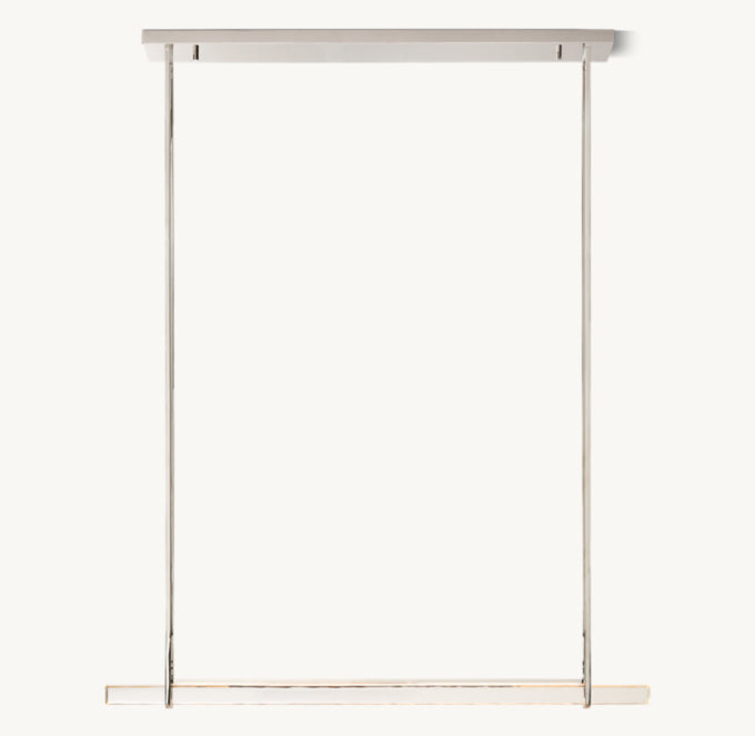 Luminara Crystal Bar LED Island Chandelier