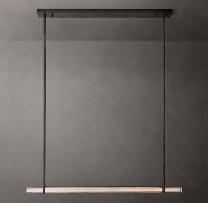 Luminara Crystal Bar LED Island Chandelier