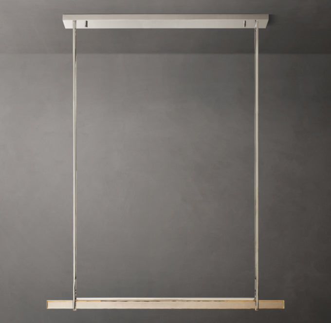 Luminara Crystal Bar LED Island Chandelier
