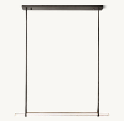 Luminara Crystal Bar LED Island Chandelier