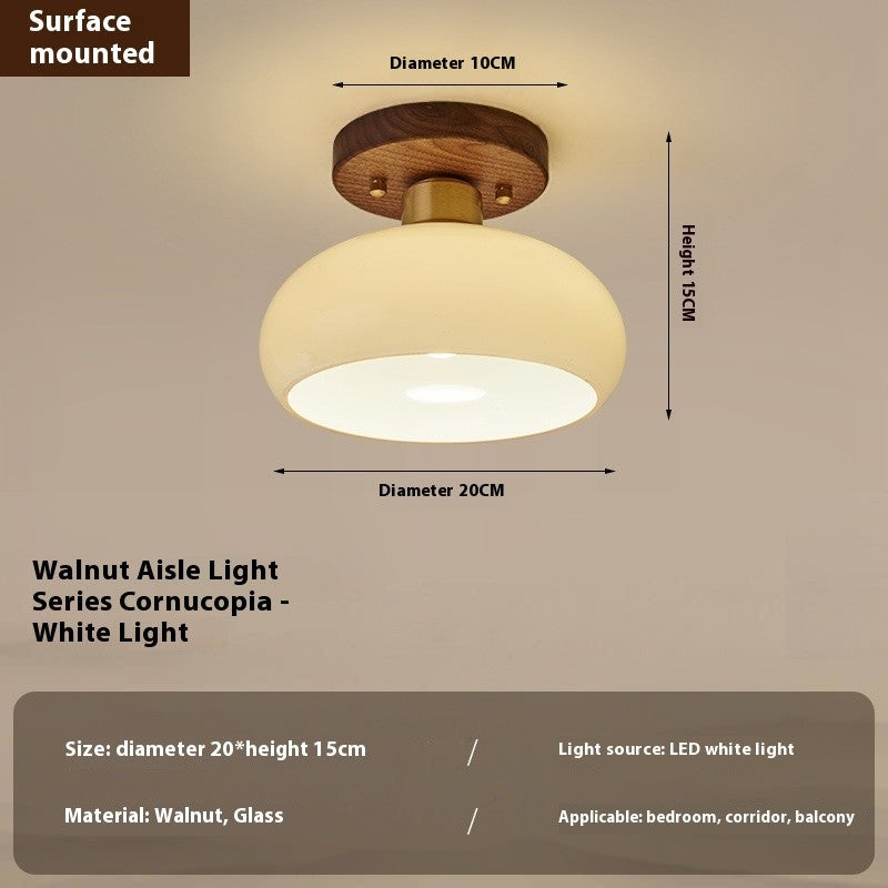 Luxury Walnut Corridor Light