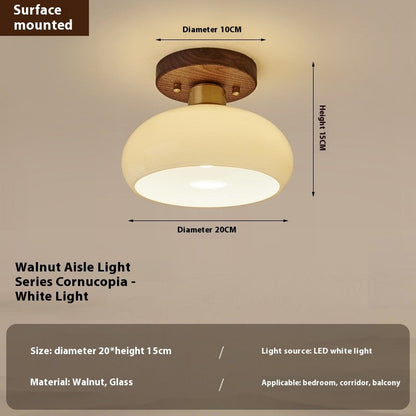 Luxury Walnut Corridor Light