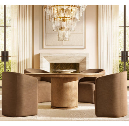 Marcelline Rippled Glass Cascade Chandelier