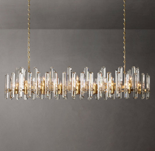 Montclair Crystal Prism Island Chandelier