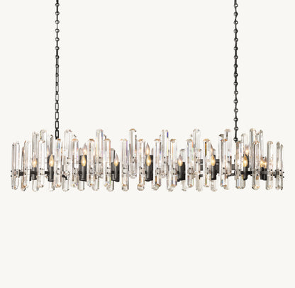 Montclair Crystal Prism Island Chandelier