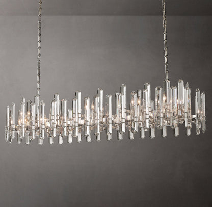 Montclair Crystal Prism Island Chandelier