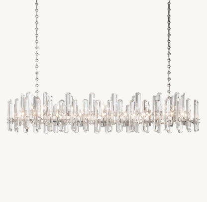 Montclair Crystal Prism Island Chandelier