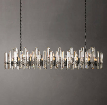 Montclair Crystal Prism Island Chandelier