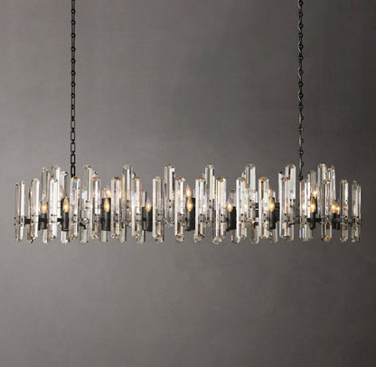 Montclair Crystal Prism Island Chandelier