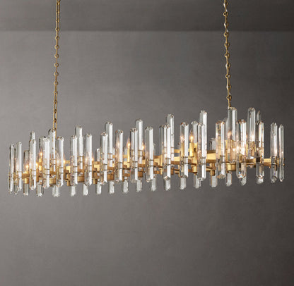 Montclair Crystal Prism Island Chandelier