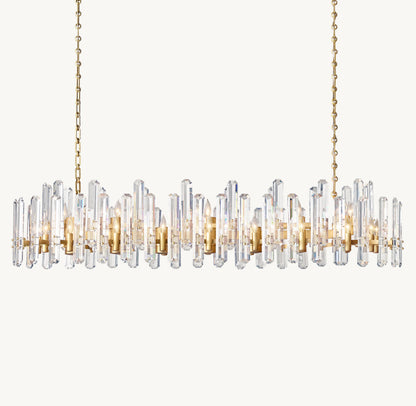 Montclair Crystal Prism Island Chandelier