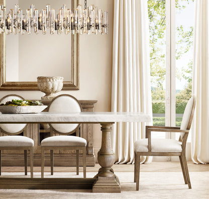 Montclair Crystal Prism Island Chandelier
